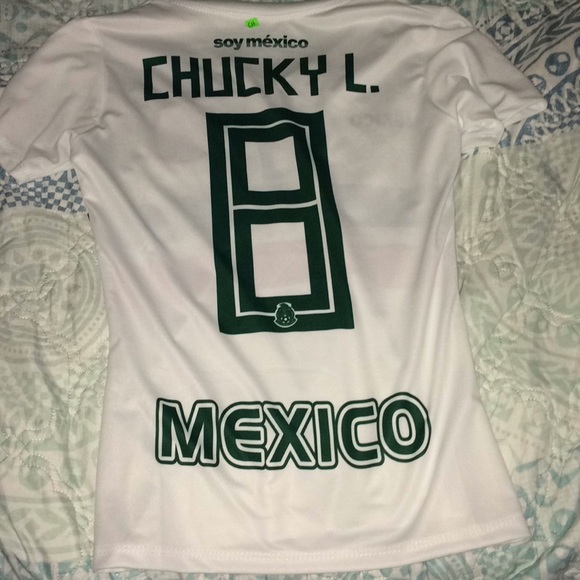 MEXICO SOY MEXICO JERSEY #8 IN WHITE BRAND NEW - Picture 2 of 2